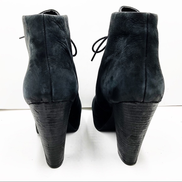 {STEVE MADDEN} 'Raspy' Distressed Leather Platform Boots - Picture 10 of 16